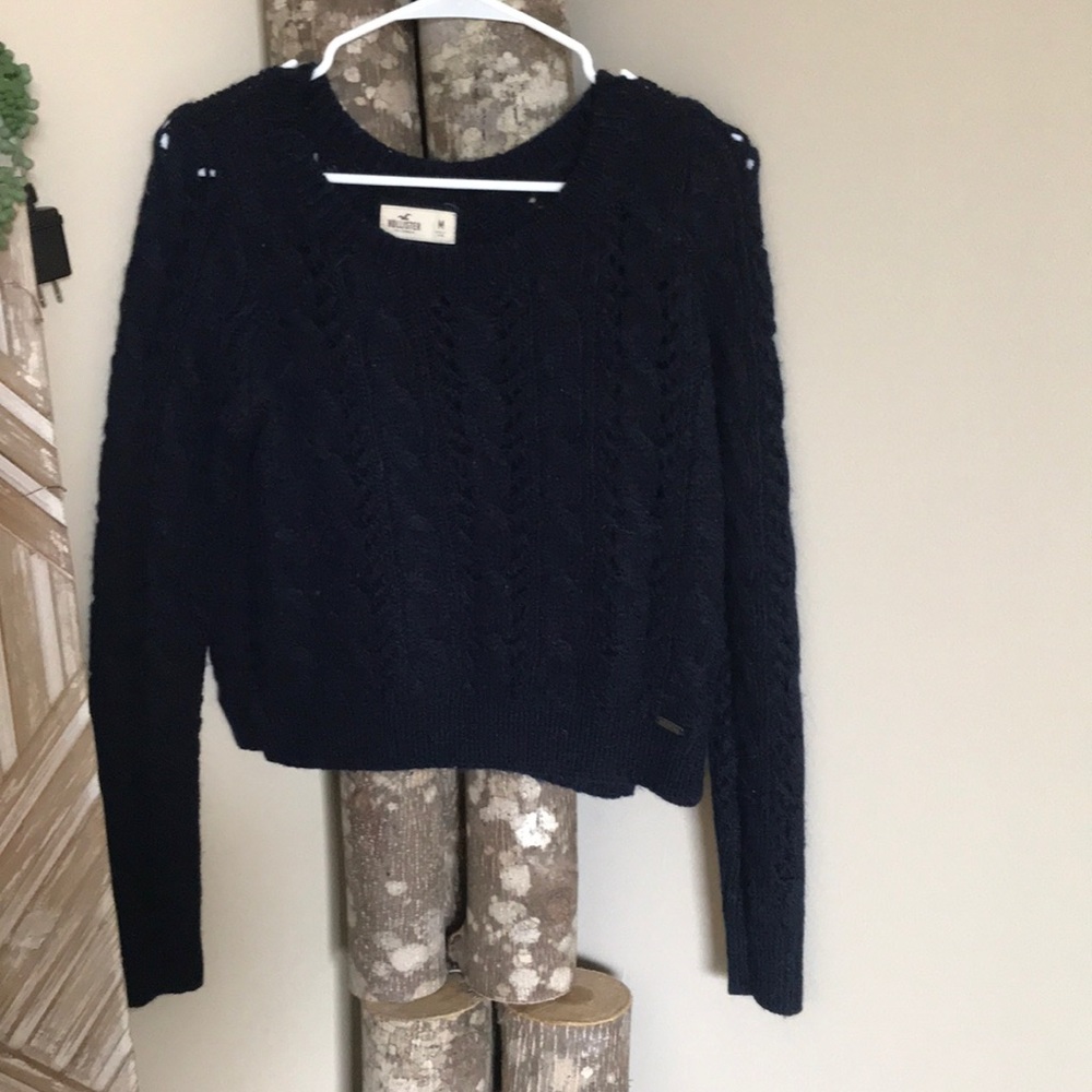 Hollister cropped sweater